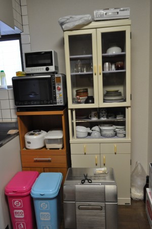 食器棚まわり 食器棚まわり