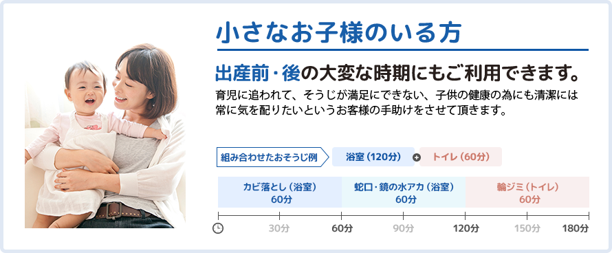 小さなお子様のいる方 小さなお子様のいる方