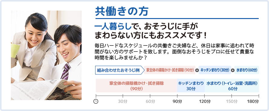 共働きの方 共働きの方