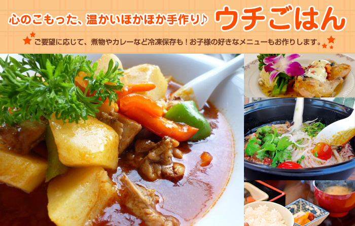 ウチごはん サービス内容 ウチごはん サービス内容